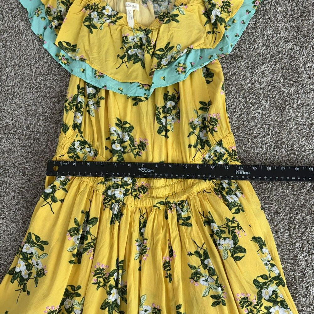 Matilda Jane Hooked on a Feeling Midi Dress Off Shoulder Large Ruffle Garden - Picture 4 of 9